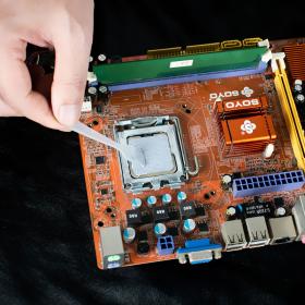耐高温CPU显卡LED灯导热硅脂 电源电子元器件涂覆散热膏 白/灰色