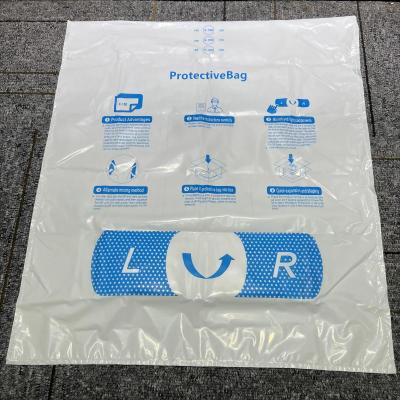 Hand tapping foam packaging bag