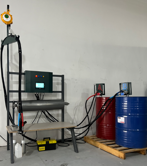 Semi automatic foaming machine
