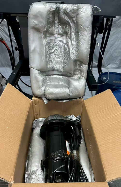 Fully automatic foam packaging