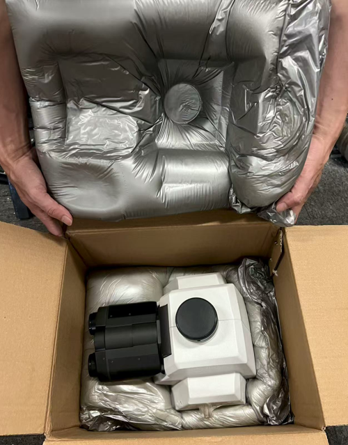 On-site foam packaging